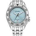 Citizen Citizen Eco-Drive FE6161-54L  FE6161-54L кварцевые женские часы голубой циферблат, браслет нержавеющая сталь — вид спереди