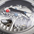Slazenger Slazenger SL.09.2363.1.02 механические мужские часы часы крупный план синий циферблата