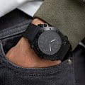 Hamilton Hamilton Khaki Navy BeLOWZERO Auto Titanium H78505330 механические мужские часы часы, крупный план черный циферблат