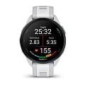 Garmin Garmin Forerunner 165 Music Black Slate 010-02863-31 электронные мужские часы часы, крупный план  циферблат