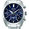 Seiko Seiko Astron GPS Solar SSH019J1  SSH019J1 кварцевые мужские часы синий циферблат, браслет нержавеющая сталь — вид спереди