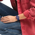 Swatch Swatch Gent Biosourced Standard SO28N703, gent швейцария женские часы на браслете силикон боковой вид