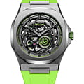 D1 Milano D1 Milano Skeleton SKRJ15  SKRJ15 механические мужские часы черный циферблат, браслет каучук — вид спереди