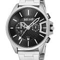 Just Cavalli Just Cavalli Maestro JC1G346M0045  JC1G346M0045 кварцевые мужские часы черный циферблат, браслет нержавеющая сталь — вид спереди