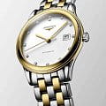 Longines Longines Flagship  L4.974.3.27.7, flagship швейцария мужские часы на браслете сталь c pvd покрытием боковой вид
