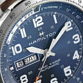 Оригинальные часы Hamilton Hamilton Khaki Aviation X Wind Day Date Auto Chrono H77765541 механические калибр механизма h-30 общий вид