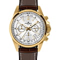 Jacques Lemans Jacques Lemans Sport 1-2117F  1-2117F кварцевые мужские часы серебристый циферблат, браслет кожаный — вид спереди