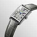 Longines Longines DolceVita L5.255.4.71.3 кварцевые женские часы часы крупный план серебристый циферблата