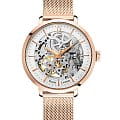 Pierre Lannier Pierre Lannier Automatic 309D928  309D928 механические женские часы белый циферблат, браслет нержавеющая сталь с ip-покрытием — вид спереди
