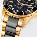 Jacques Lemans Jacques Lemans Hybromatic 1-2222D, hybromatic австрия мужские часы на браслете сталь + pvd + керамика боковой вид