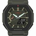 Timex Timex Command Encounter TW2V35400  TW2V35400 кварцевые мужские часы зеленый циферблат, браслет пластик — вид спереди
