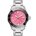 TAG Heuer TAG Heuer Aquaracer Professional 300 WBP231J.BA0618  WBP231J.BA0618 механические женские часы розовый циферблат, браслет нержавеющая сталь — вид спереди