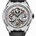 Stuhrling Stuhrling Navigator 1012.01  1012.01 механические мужские часы  серебристый циферблат, браслет кожаный — вид спереди