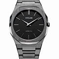D1 Milano D1 Milano Ultra Thin UTBJ41  UTBJ41 кварцевые мужские часы  черный циферблат, браслет нержавеющая сталь с pvd-покрытием — вид спереди