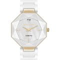 Anne Klein Anne Klein Ceramics 5064GPWT  5064GPWT кварцевые женские часы белый циферблат, браслет керамика — вид спереди