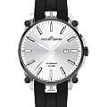 Jacques Lemans Jacques Lemans Derby 1-2203D  1-2203D механические мужские часы серебристый циферблат, браслет силикон — вид спереди
