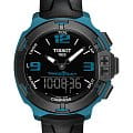 Tissot Tissot T-Race Touch T081.420.97.057.04 T Race T0814209705704 кварцевые мужские часы  черный циферблат, браслет силикон — вид спереди