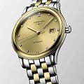 Longines Longines Flagship L4.984.3.37.7, flagship швейцария мужские часы на браслете сталь c pvd покрытием боковой вид