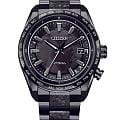 Citizen Citizen Attesa CB0285-63E  CB0285-63E кварцевые мужские часы черный циферблат, браслет титановый c dlc покрытием — вид спереди