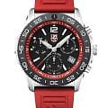 Luminox Luminox Pacific Diver Chronograph XS.3155  XS.3155 кварцевые мужские часы  черный циферблат, браслет каучук — вид спереди