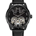 Police Police Batman Dark Knight PEWGE0022701  PEWGE0022701 механические мужские часы черный циферблат, браслет кожаный — вид спереди