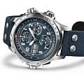 Hamilton Hamilton Khaki Aviation X-Wind Auto Chrono H77906940 мужские часы синий циферблат на запястье