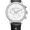 Maurice Lacroix Maurice Lacroix Eliros Chronograph EL1098-SS001-110-2  EL1098-SS001-110-2 кварцевые мужские часы белый циферблат, браслет кожаный — вид спереди
