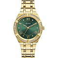 Guess Guess GW0033L8  GW0033L8 кварцевые женские часы зеленый циферблат, браслет сталь с ip покрытием — вид спереди