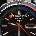 Seiko Seiko 5 Sports SRPK13K1 механические мужские часы часы крупный план черный циферблата