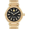 Philipp Plein Philipp Plein The Hexagon PW1BA0623  PW1BA0623 кварцевые женские часы черный циферблат, браслет нержавеющая сталь с ip-покрытием — вид спереди