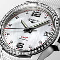 Longines Longines Conquest V.H.P. L3.316.0.87.9 женские часы перламутровый циферблат на запястье